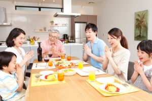 食事を楽しむ