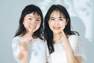 大人と子供の歯並び